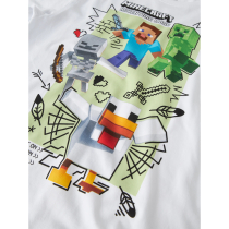 NAME IT T-shirt Sena Minecraft Bright White